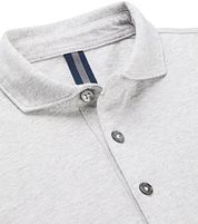 Profuomo Longsleeve Polo Gray Melange