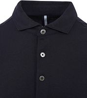 Profuomo Longsleeve Polo Navy Melange