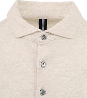 Profuomo Longsleeve Polo Beige Melange