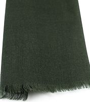 Profuomo Scarf Wool Woven Dark Green