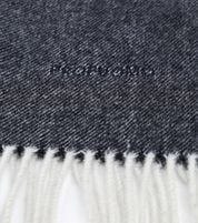 Profuomo Scarf Lambswool Navy Blue