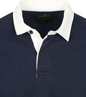 Steppin' Out Rugby Polo Shirt Navy 