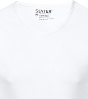Slater 2-pack Stretch V-neck T-shirt White