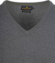 Steppin' Out Pullover V-Neck Merino Wool Anthracite