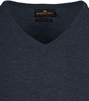 Steppin' Out Pullover V-Neck Merino Wool Navy