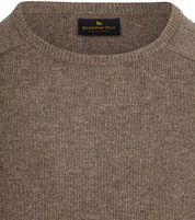 Steppin' Out Pullover Lambswool Brown