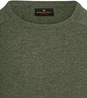 Steppin' Out Pullover Lambswool Olive Green