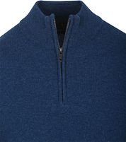 Steppin' Out Half Zip Pullover Merino Wool Marine Blue