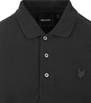 Lyle and Scott Tonal Eagle Polo Shirt Anthracite