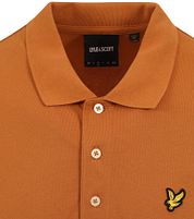 Lyle and Scott Polo Plain Orange