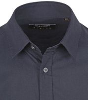 Lyle and Scott Short Sleeve Shirt Poplin Navy