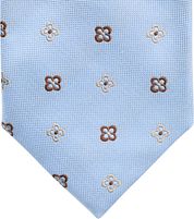 Suitable Tie Silk Flowers Blue