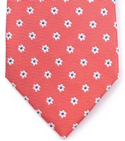 Suitable Tie Silk Mini Flowers Red