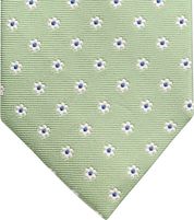 Suitable Tie Silk Mini Flowers Green