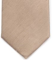 Suitable Linen Silk Tie Beige 