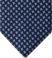 Suitable Tie Silk Stripe Dessin Navy