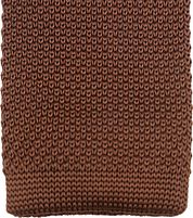 Suitable Knitted Tie Brown TK-06