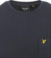Lyle and Scott Knitted T-shirt Navy
