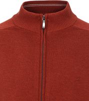 Casa Moda Pullover Zip Brique