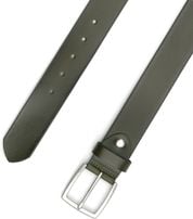 Suitable Leather Belt Green Washed