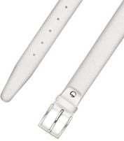 Suitable Belt Structure Leather White
