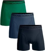 Muchachomalo Shorts 3er-Pack Solid Grün Blau 580