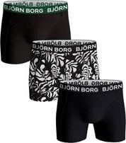 Björn Borg Boxershorts 3-Pack Zwart