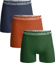 Muchachomalo Shorts 3er-Pack Solid Grün Blau Orange