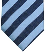 Suitable Tie Silk Stripe Indigo