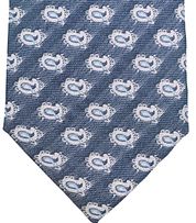 Suitable Tie Silk Paisley Navy