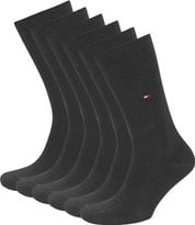 Tommy Hilfiger Classic 6-Pair Socks Dark Grey
