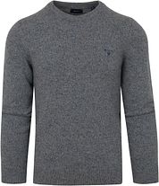 Gant Sweater Wool Melange Anthracite