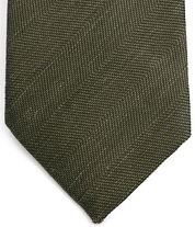Suitable Linen Silk Tie Green
