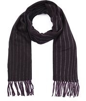 Suitable Men's Scarf Purple Stripes 18-19