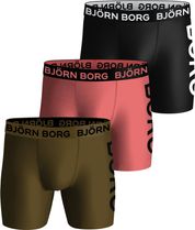Bjorn Borg Mens Performance Underwear (2 Pack - Surf The Web/Multi)