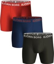 Björn Borg Performance Boxershorts 3-Pack Multicolour