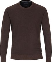 Casa Moda Pullover O-Neck Melange Yellow