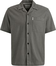 Cast Iron Short-sleeve Shirt Jersey Structure Taupe