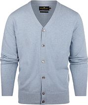 Steppin' Out Cardigan Cotton Cashmere Sky Blue