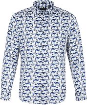 Dstrezzed Shirt Birds White