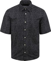 Marc O'Polo Shirt Short Sleeves Print Navy
