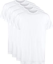 Slater 4-pack T-shirt Extra Long White