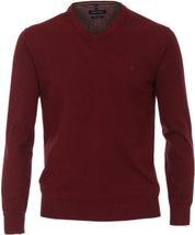 Casa Moda - Half Zip Textured Knit Sweater - 100% Cotton - 413710500 - 