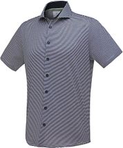 Blue Industry SHS Shirt Stripe Blue