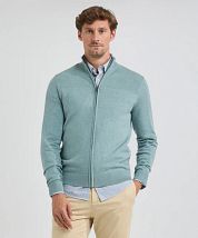 McGregor Cardigan Merino Wool Sage Green