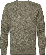 Petrol Pullover Sweater Melange Green