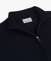 Profuomo Cardigan Merino Wool Navy