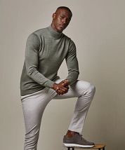 Profuomo Turtleneck Pullover Merino Green