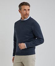 Steppin' Out Pullover Melange Navy