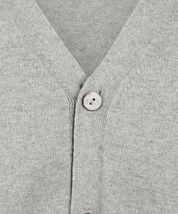 Steppin' Out Cardigan Cotton Cashmere Melange Grey